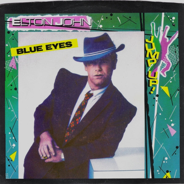 Elton John : Blue Eyes (7", Single, All)