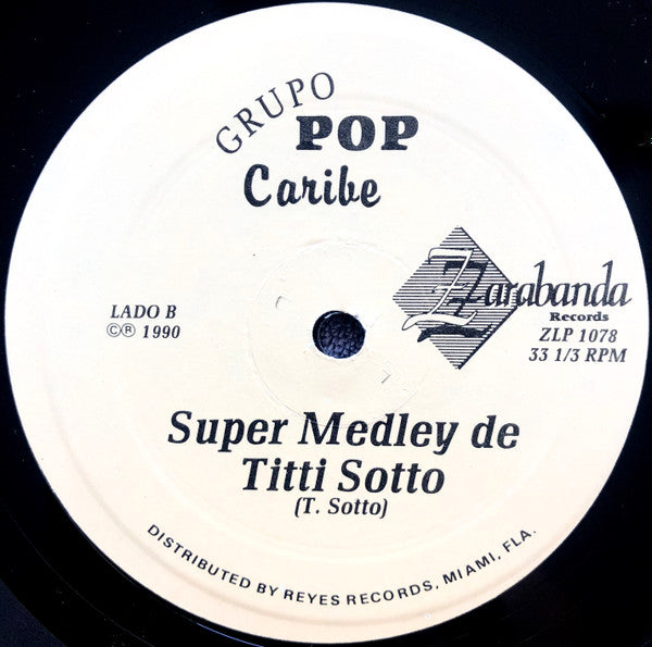 Titti Sotto Y Su Grupo Pop Caribe : Virgenes De Cuba / Super Medley De Titto Sotto (12", Maxi)