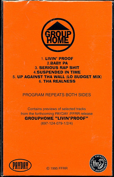 Group Home : Livin' Proof (Official Bootleg Album) (Cass, Smplr)