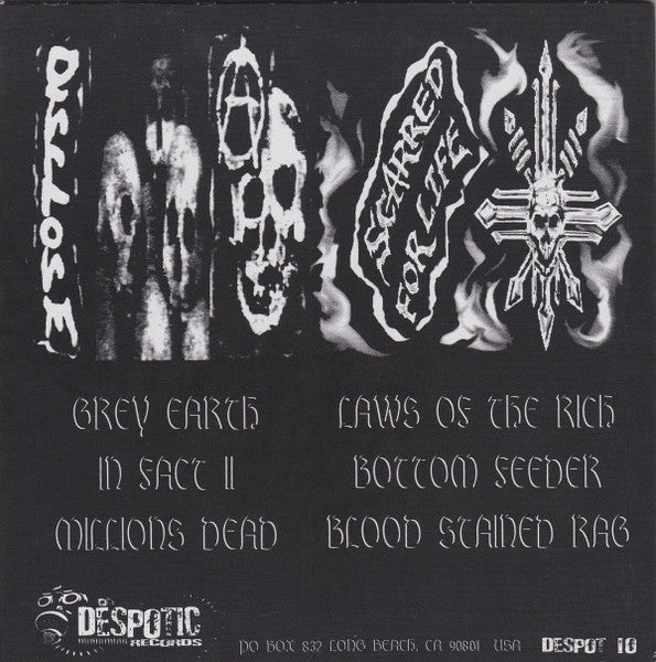 Scarred For Life / Disclose : Scarred For Life / Disclose (7", EP, RE)