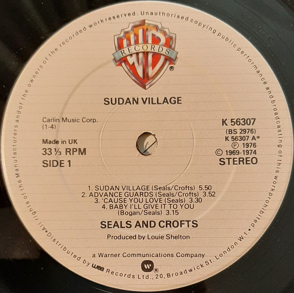 Seals & Crofts : Sudan Village (LP, Album)