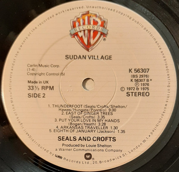 Seals & Crofts : Sudan Village (LP, Album)