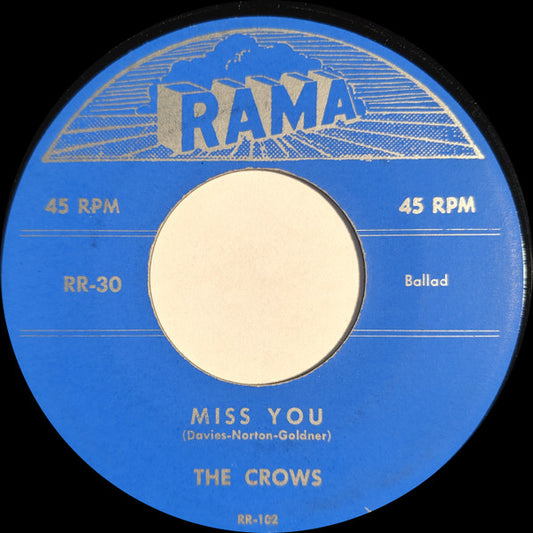 The Crows : Miss You / I Really, Really Love You (7", Single, RE, Unofficial)