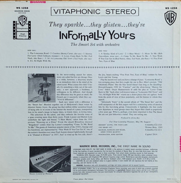 The Smart Set : Informally Yours (LP)