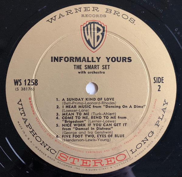 The Smart Set : Informally Yours (LP)