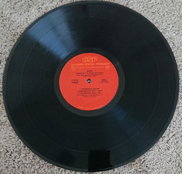 The Philadelphia Orchestra, Eugene Ormandy : Bartok - Concerto No. 3 For Piano And Orchestra / Miaskovsky - Symphony No. 21 In F-Sharp Minor, Op. 51 (LP)