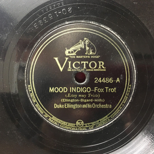 Duke Ellington And His Orchestra : Mood Indigo / The Mooche (Shellac, 10", RP, Ind)