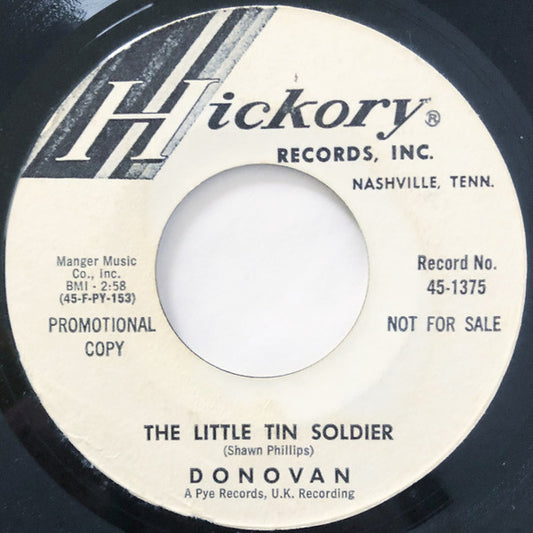 Donovan : The Little Tin Soldier (7", Single, Promo, Mon)