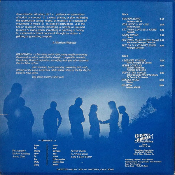 Direction (7) : On Top Of The World (LP)
