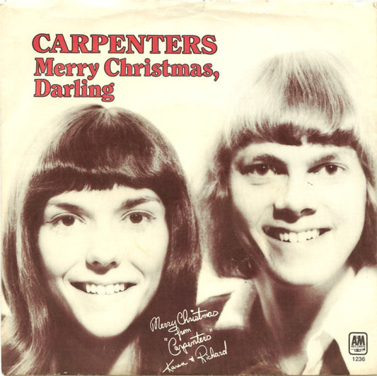Carpenters : Merry Christmas, Darling (7", Single, Styrene, Pit)