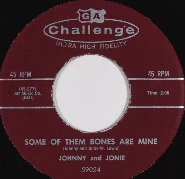 Johnny & Jonie Mosby : Still Going Steady / Some Of Them Bones Are Mine (7", Single)