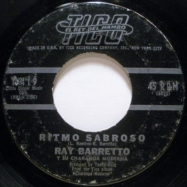 Ray Barretto Y Su Charanga Moderna : El Watusi / Ritmo Sabroso (7", Single, Styrene, Hol)