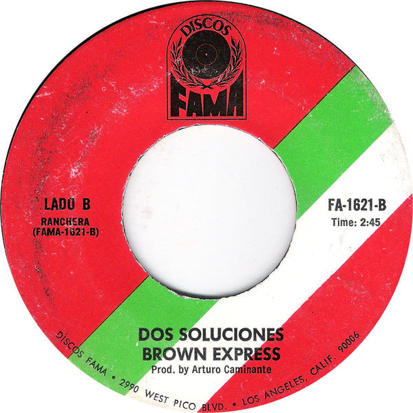 Brown Express : Sin Tu Amor (7")