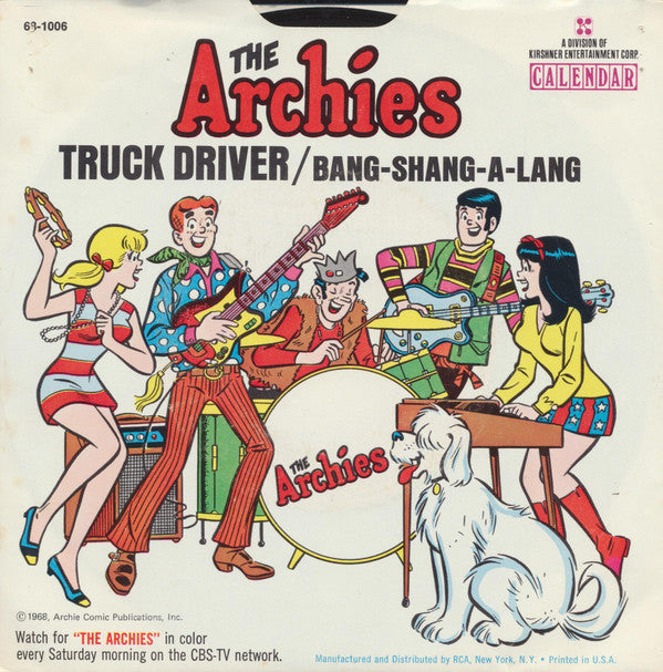 The Archies : Bang-Shang-A-Lang / Truck Driver (7", Single, Roc)
