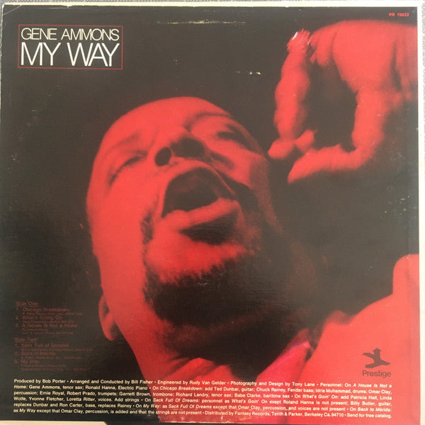 Gene Ammons : My Way (LP, Album, Hol)