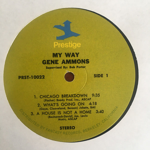 Gene Ammons : My Way (LP, Album, Hol)