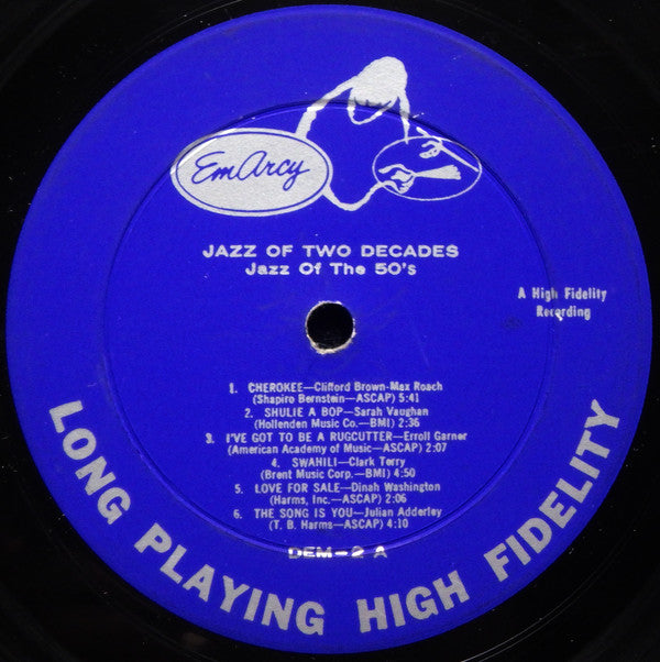 Various : Jazz Of Two Decades (LP, Comp, Mono)