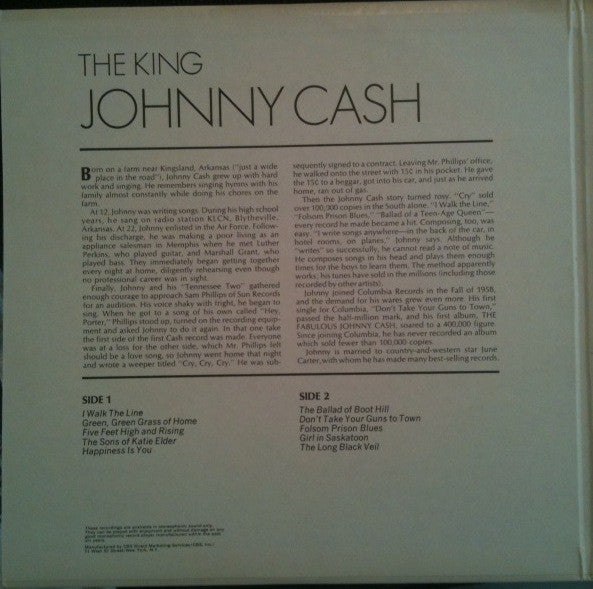 Johnny Cash / Tammy Wynette : The King / The Queen (2xLP, Comp, Gat)