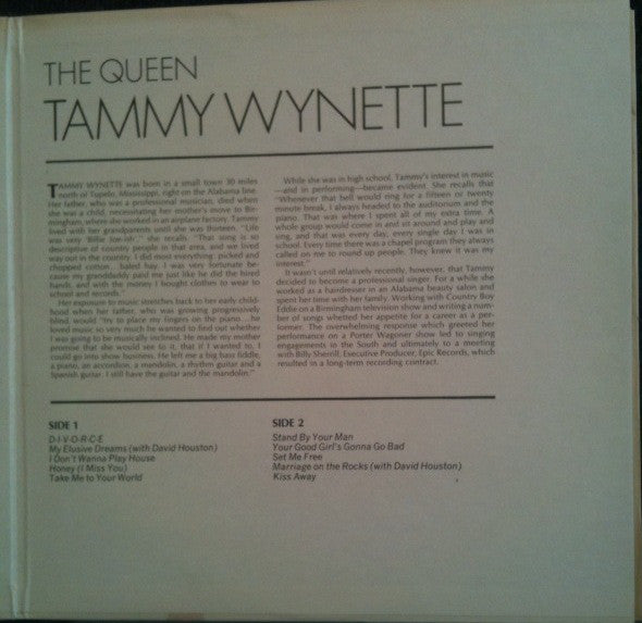 Johnny Cash / Tammy Wynette : The King / The Queen (2xLP, Comp, Gat)