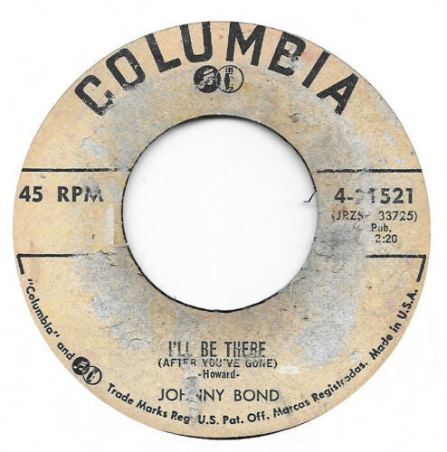 Johnny Bond : I'll Be Here / The Little Rock Roll (7", Promo)