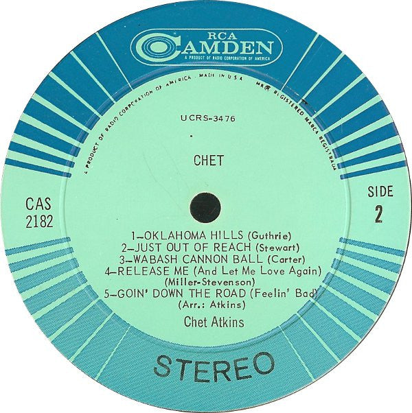 Chet Atkins : Chet (LP, Comp)