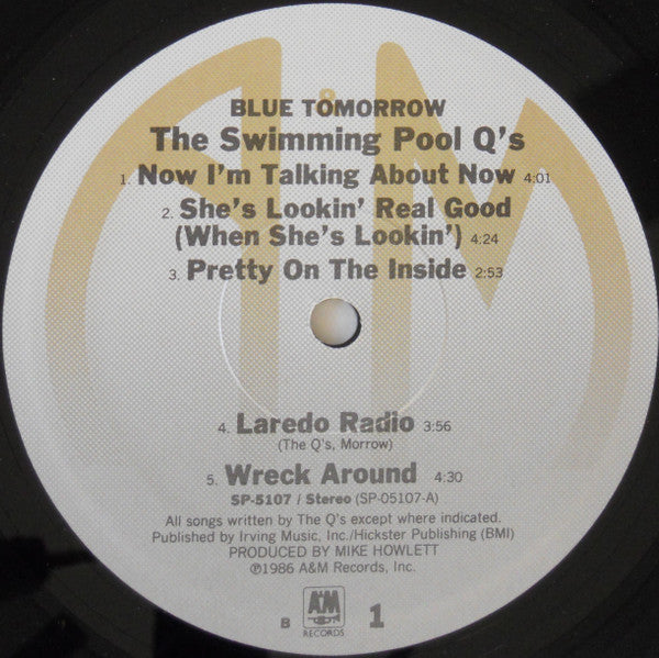 The Swimming Pool Q's : Blue Tomorrow (LP, Album, EMW)