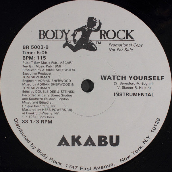 Akabu (2) : Watch Yourself (12", Promo)