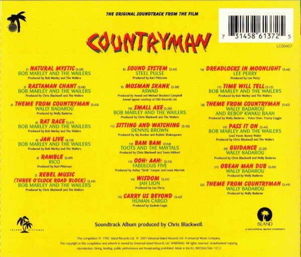 Various : The Original Soundtrack From "Countryman" (CD, Comp, RE, RM)