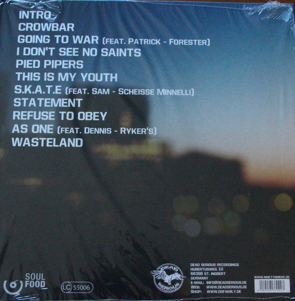 Ninetynine (3) : Wasteland (LP, Album, Ltd, Blu)