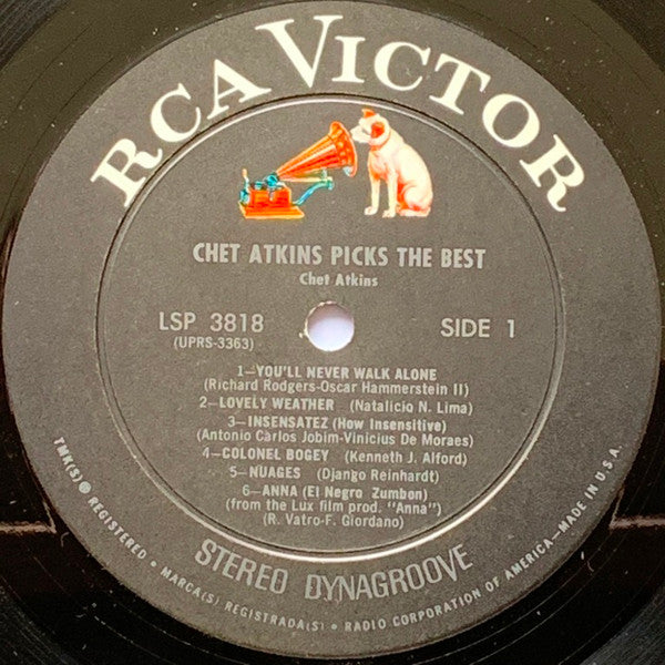 Chet Atkins : Chet Atkins Picks The Best (LP, Ind)