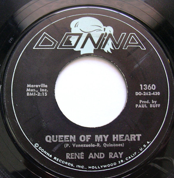 Rene And Ray : Queen Of My Heart/Do What You Feel (7", Single)