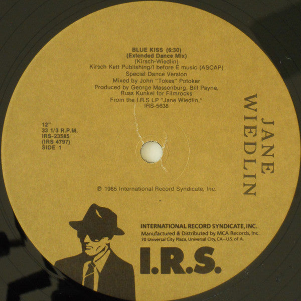Jane Wiedlin : Blue Kiss (12", Single)