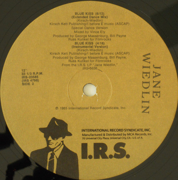 Jane Wiedlin : Blue Kiss (12", Single)