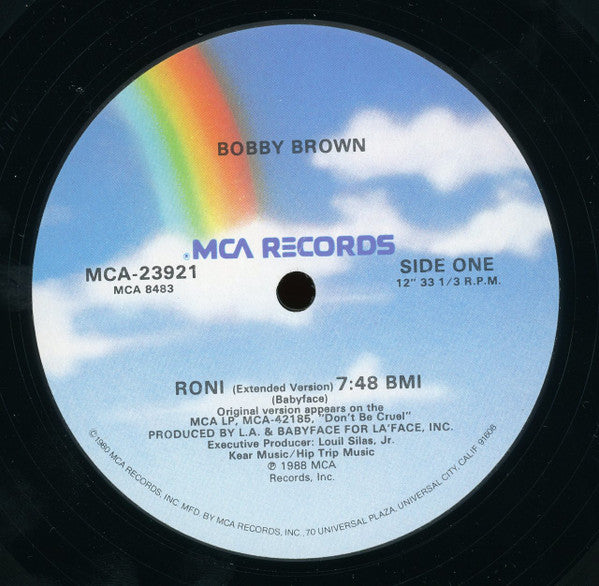 Bobby Brown : Roni (Extended Version) (12", Single, Glo)