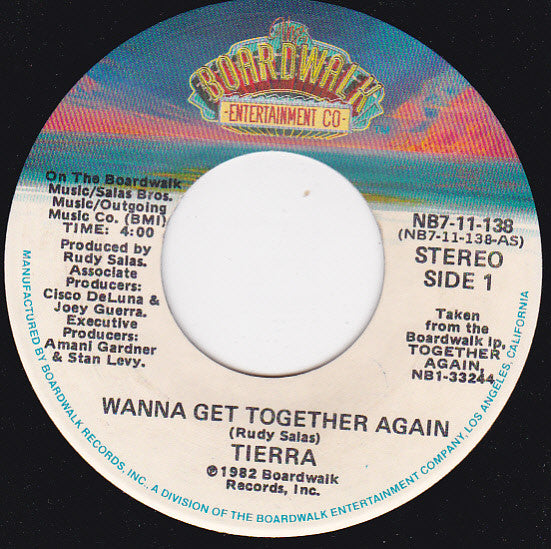 Tierra : Wanna Get Together Again (7", Single)