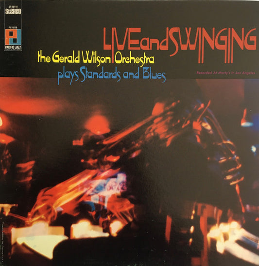 Gerald Wilson Orchestra : Live And Swinging (LP, Album, Gat)