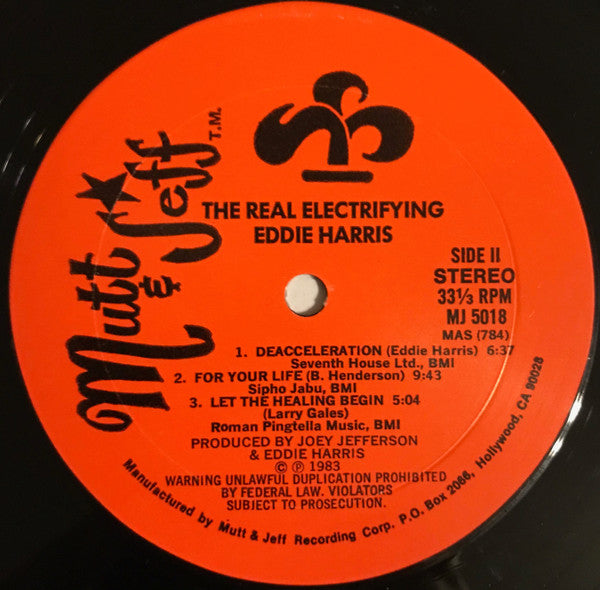 Eddie Harris : The Real Electrifying Eddie Harris (LP, Album)