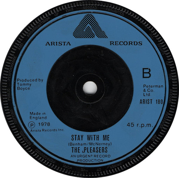 The Pleasers : The Kids Are Alright (7")