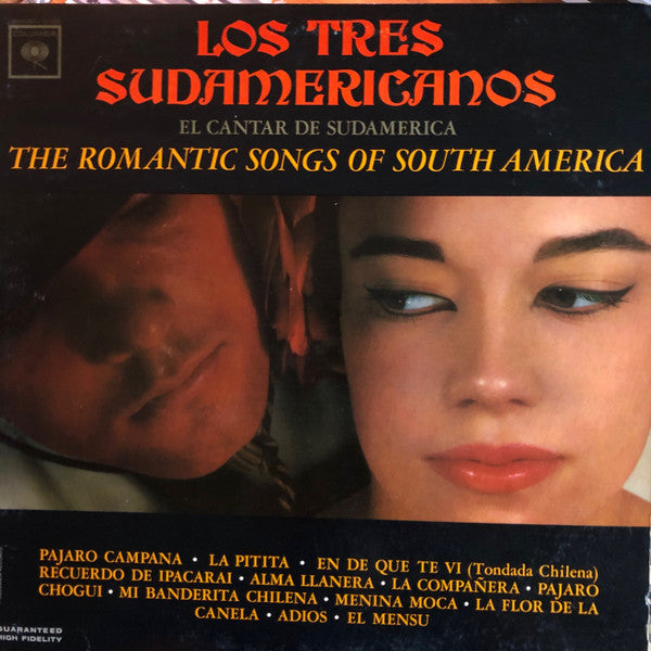 Los 3 Sudamericanos : The Romantic Songs Of South America (LP, Mono)