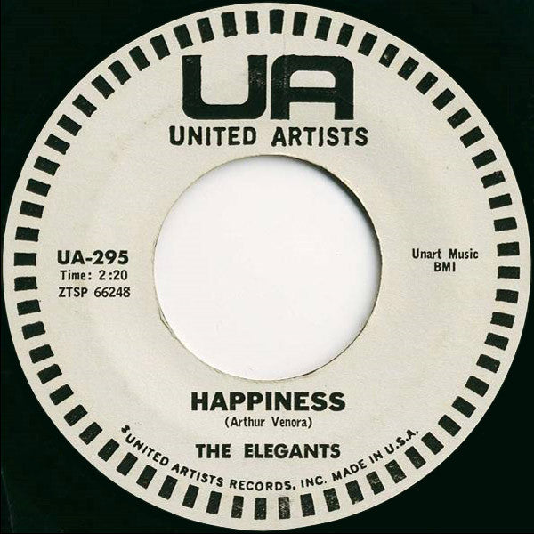 The Elegants : Happiness / Spiral (7")