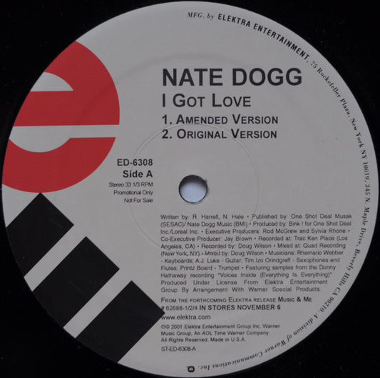 Nate Dogg : I Got Love (12", Promo)