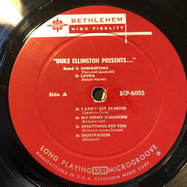 Duke Ellington : Duke Ellington Presents... (LP, Album, Mono)