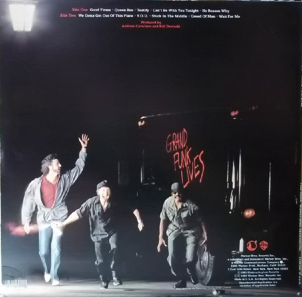 Grand Funk Railroad : Grand Funk Lives (LP, Album, Club, CRC)