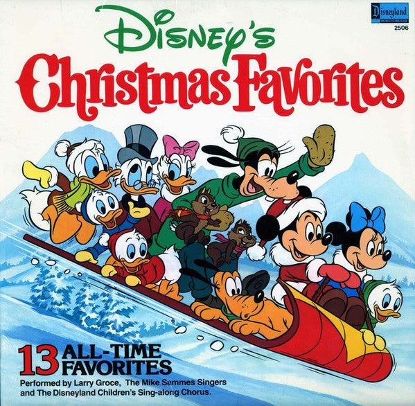 Larry Groce, Mike Sammes Singers And The Disneyland Children's Sing-along Chorus : Disney's Christmas Favorites (LP, Album, RP)