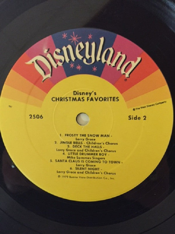 Larry Groce, Mike Sammes Singers And The Disneyland Children's Sing-along Chorus : Disney's Christmas Favorites (LP, Album, RP)