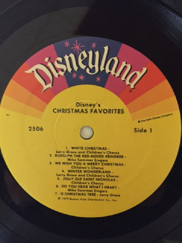 Larry Groce, Mike Sammes Singers And The Disneyland Children's Sing-along Chorus : Disney's Christmas Favorites (LP, Album, RP)