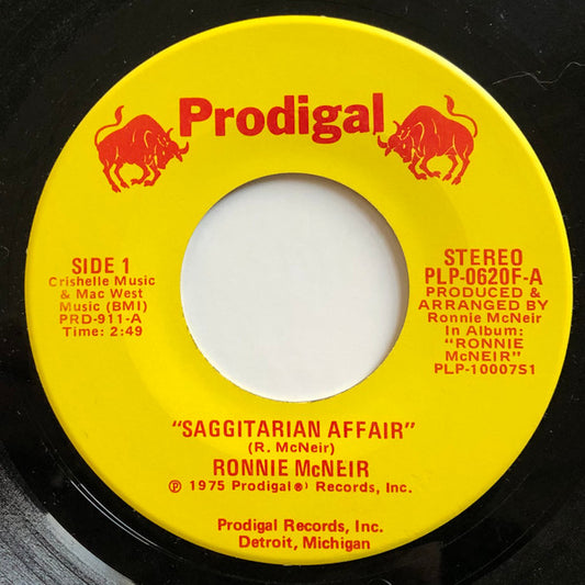 Ronnie McNeir : Saggitarian Affair (7")