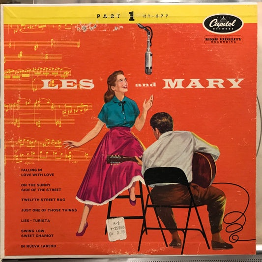 Les Paul & Mary Ford : Les And Mary Part 1 (10", Album)