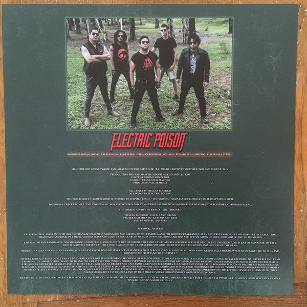 Electric Poison (2) : Live Wire  (LP, Album, Ltd, Num, Red)