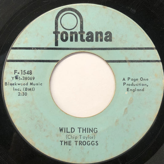 The Troggs : Wild Thing (7", Single, Mer)